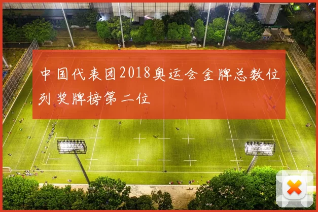 中国代表团2018奥运会金牌总数位列奖牌榜第二位